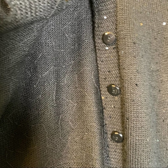 Talbots Wool blend sequined button down cardigan S - Picture 6 of 8